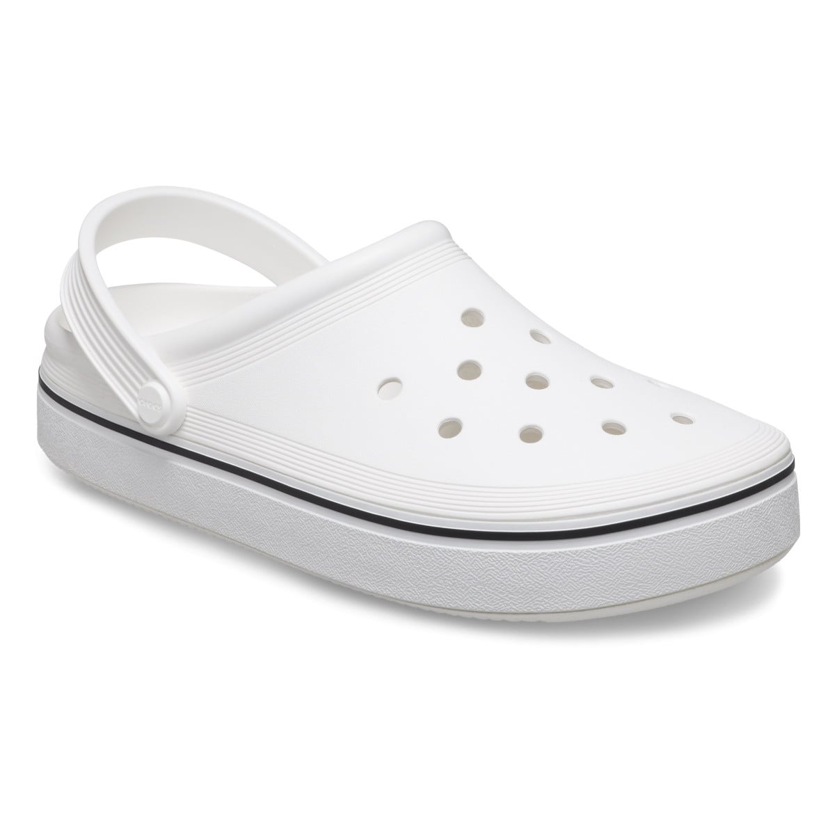 Saboți Crocs Crocband Off Court Clog Alb - White - poza 2