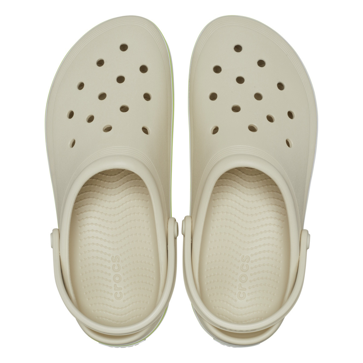 Saboți Crocs Crocband Off Court Clog Bej - Bone - poza 5
