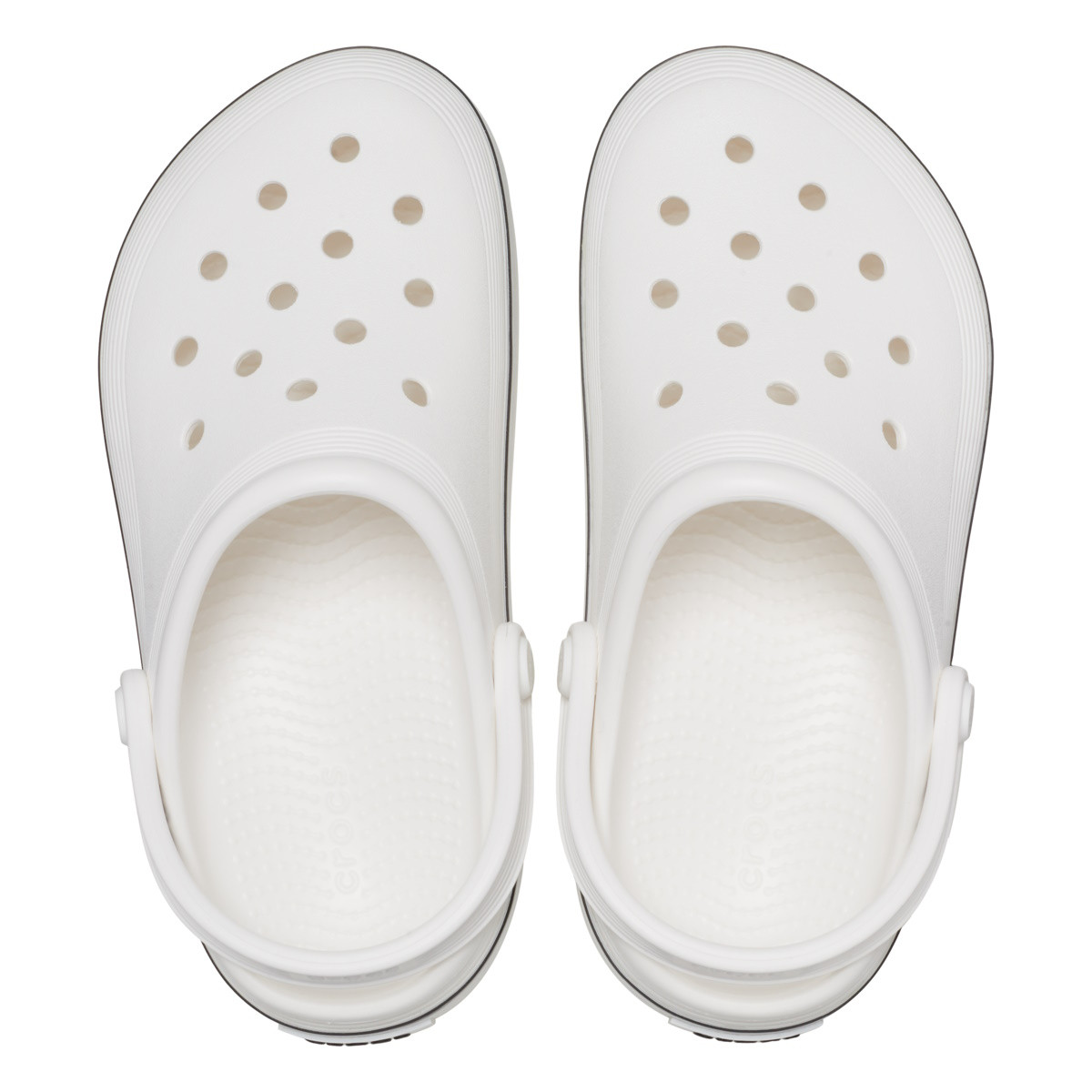 Saboți Crocs Crocband Off Court Clog Kids Alb - White - poza 5