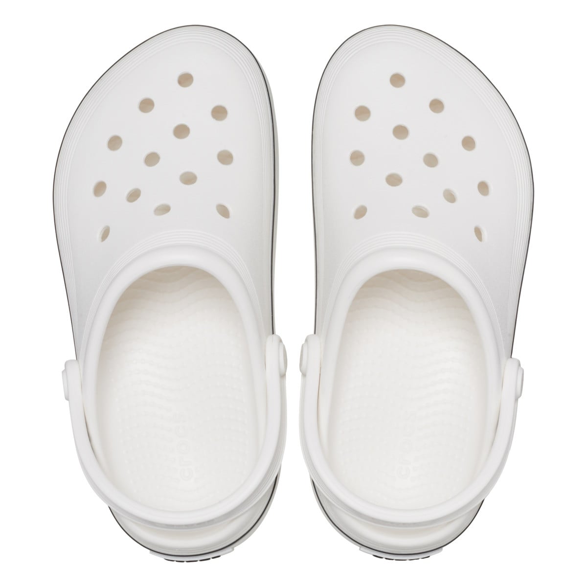 Saboți Crocs Crocband Off Court Clog Kids Alb - White - poza 5