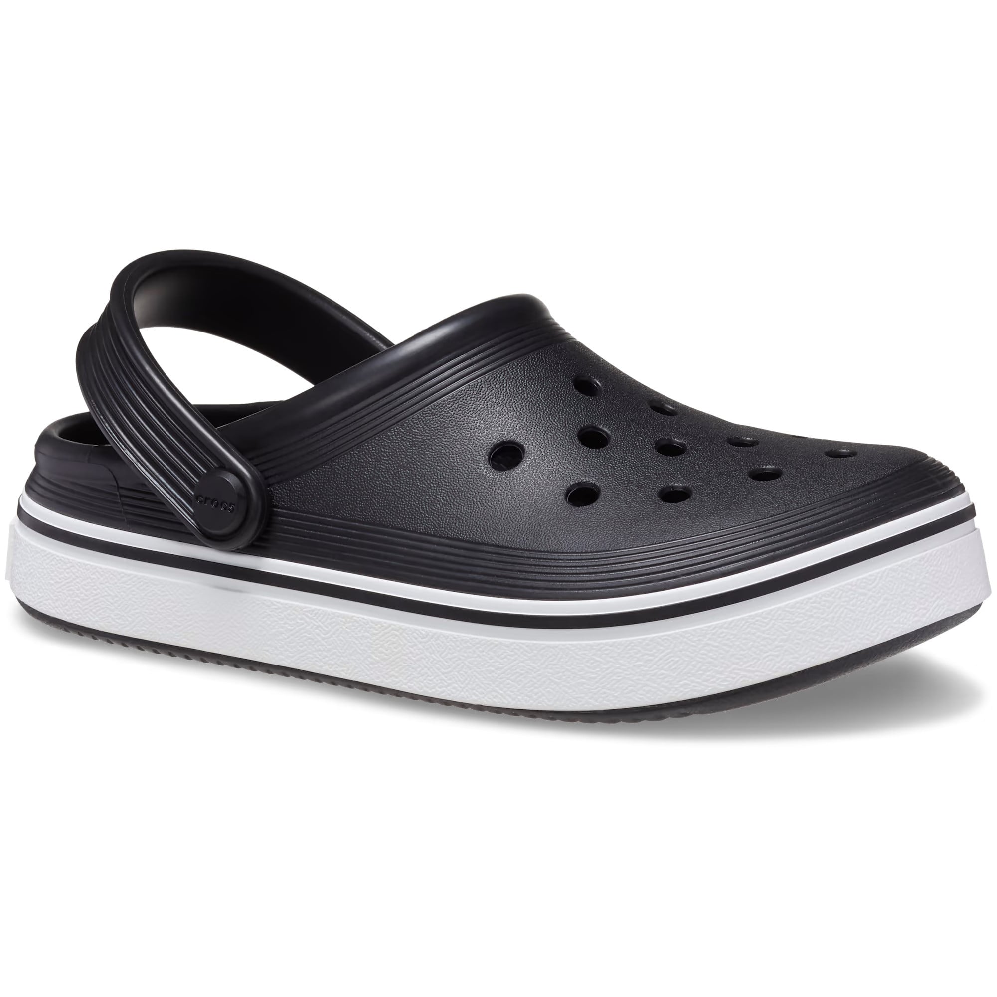 Saboți Crocs Crocband Off Court Clog Kids Negru - Black - poza 2