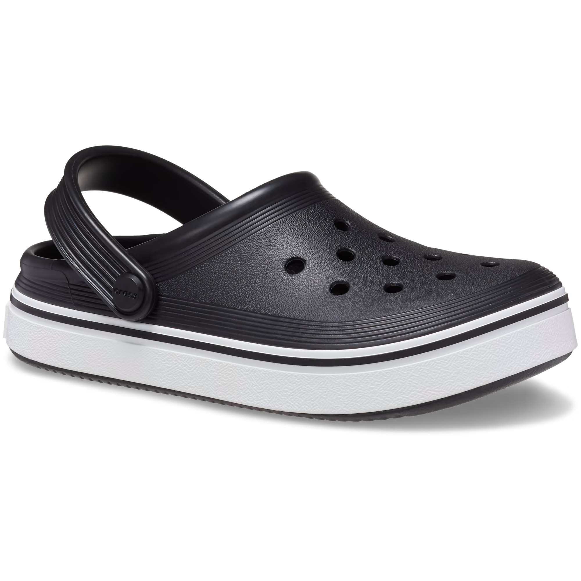 Saboți Crocs Crocband Off Court Clog Kids Negru - Black - poza 2