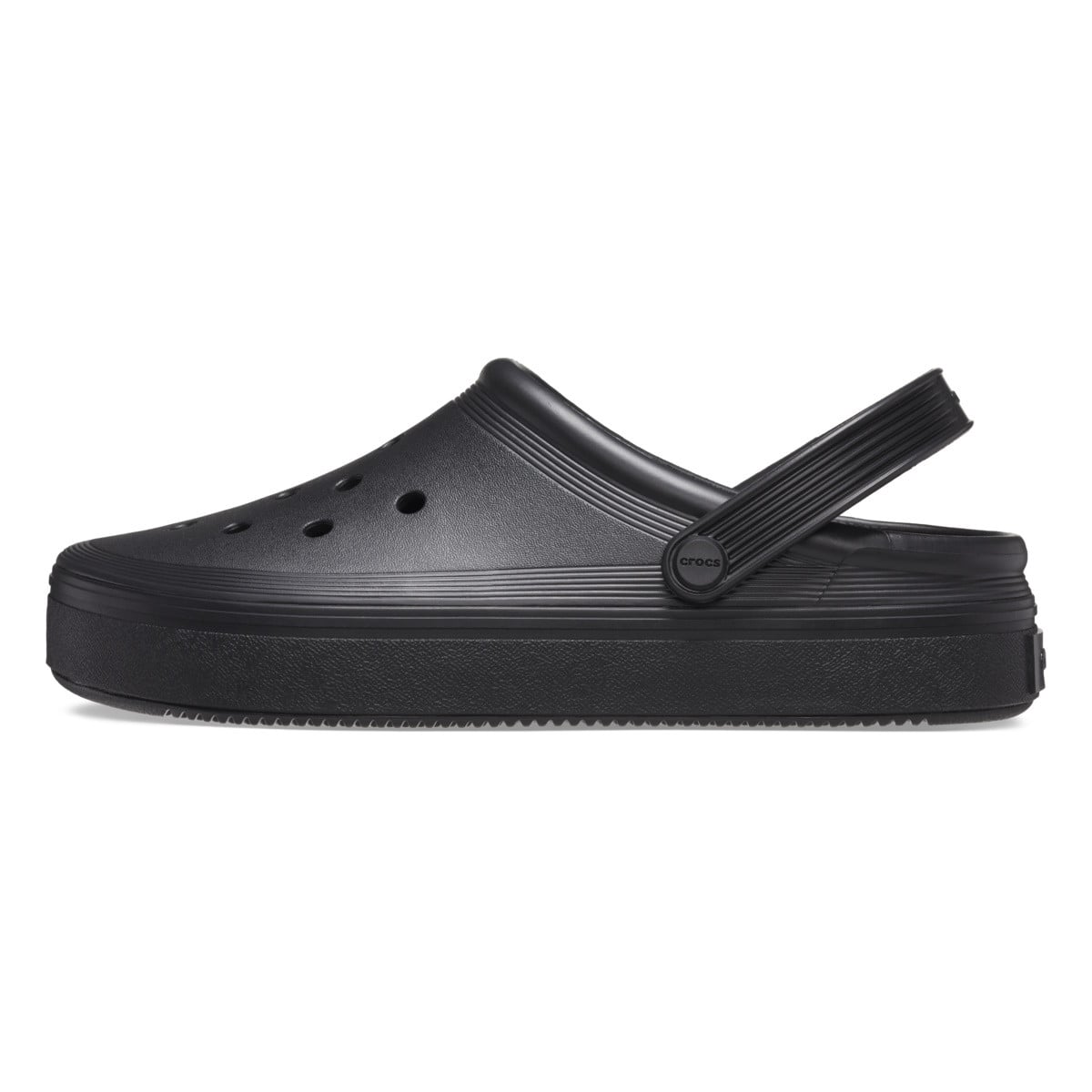 Saboți Crocs Crocband Off Court Clog Negru - Black/Black - poza 3