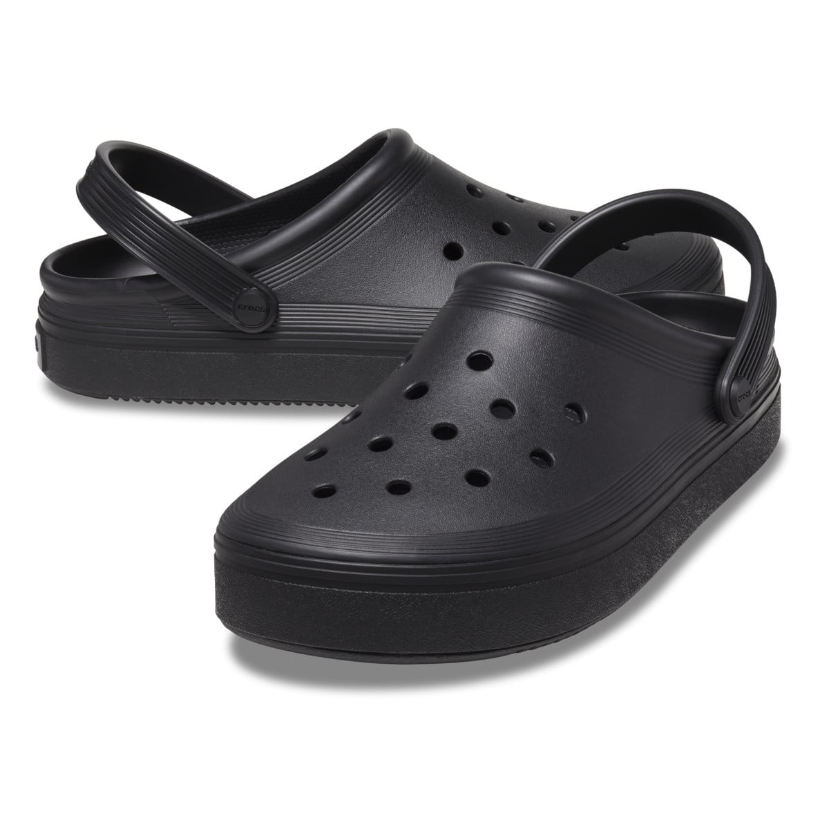 Saboți Crocs Crocband Off Court Clog Negru - Black/Black - poza 4