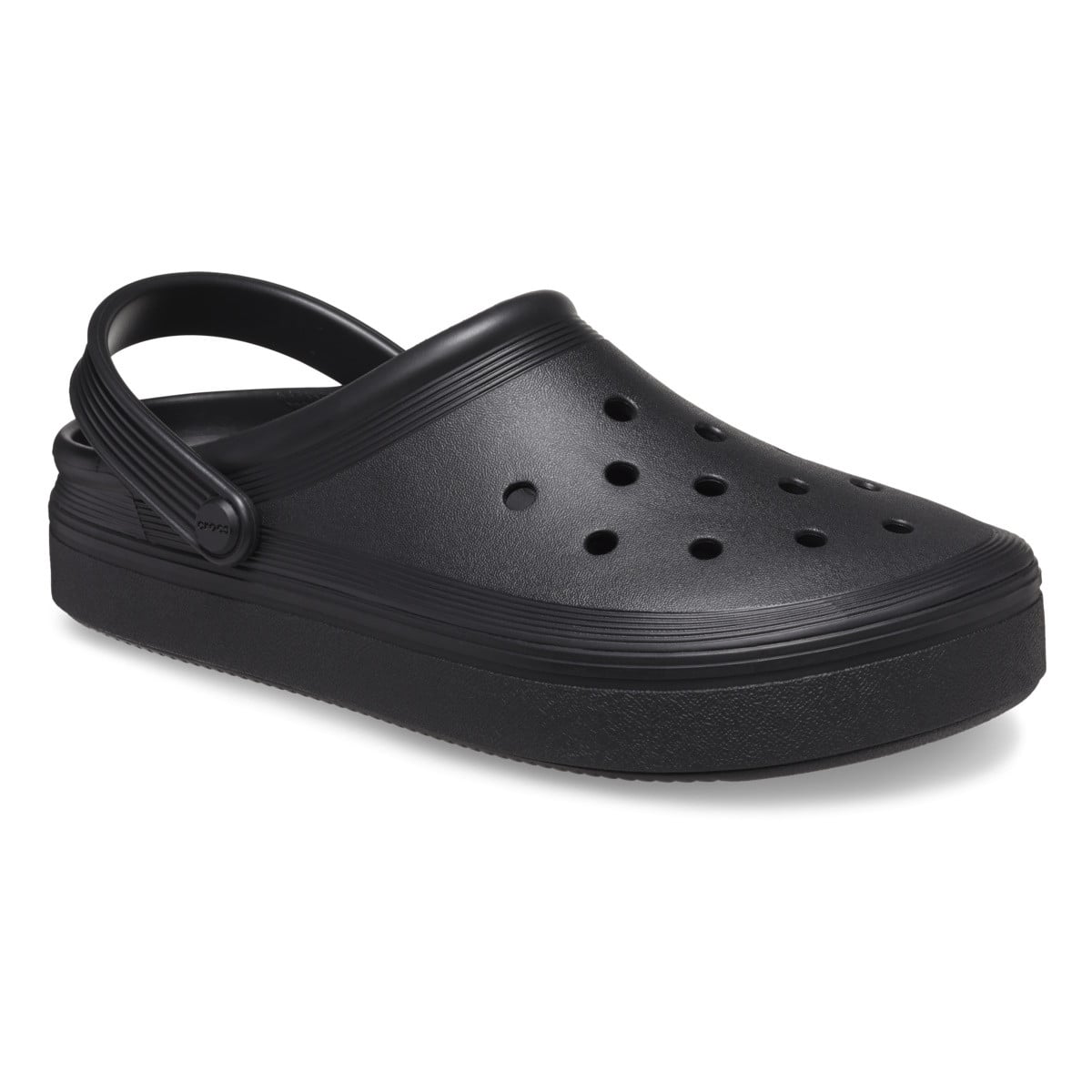 Saboți Crocs Crocband Off Court Clog Negru - Black/Black - poza 2