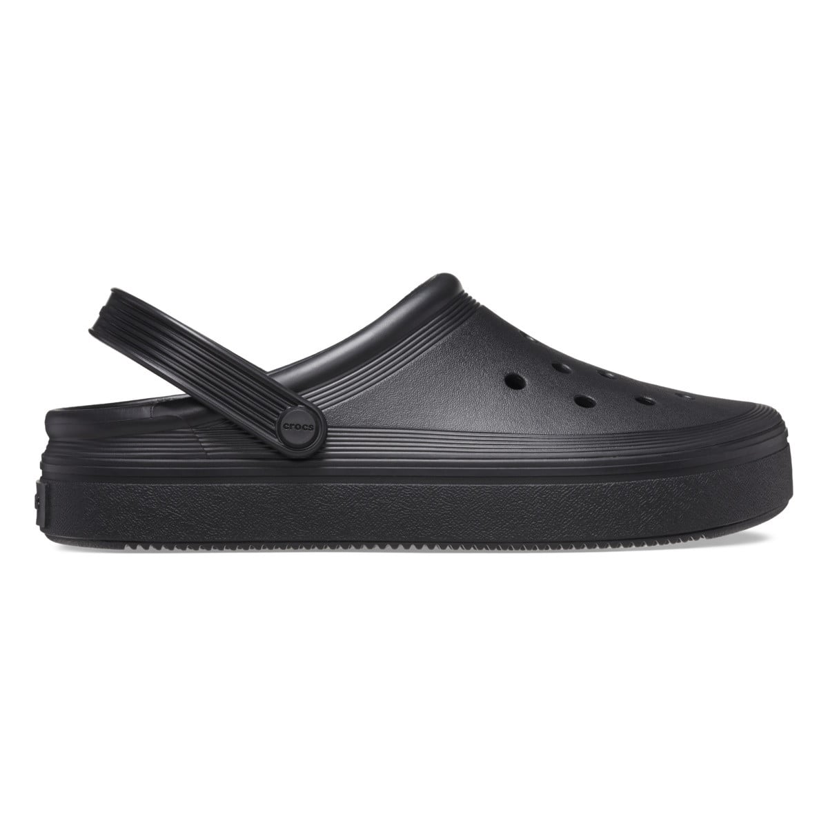 Saboți Crocs Crocband Off Court Clog Negru - Black/Black - poza 1
