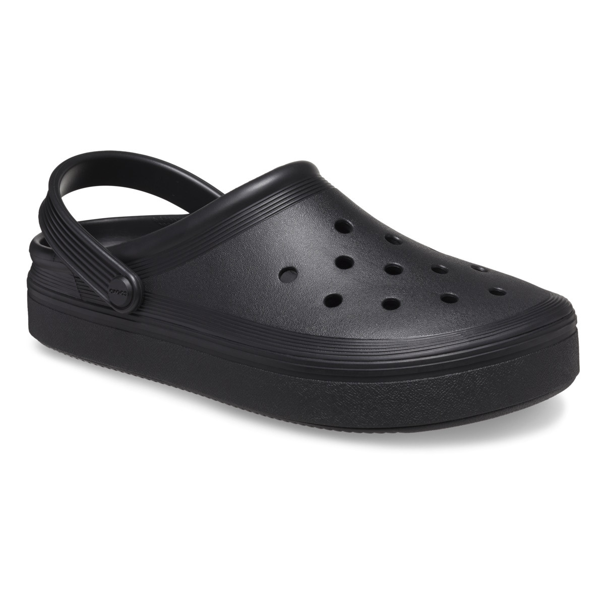 Saboți Crocs Crocband Off Court Clog Negru - Black/Black - poza 2
