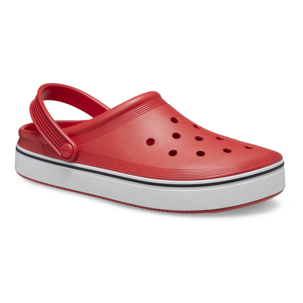 Saboți Crocs Crocband Off Court Clog Rosu - Flame - poza 2