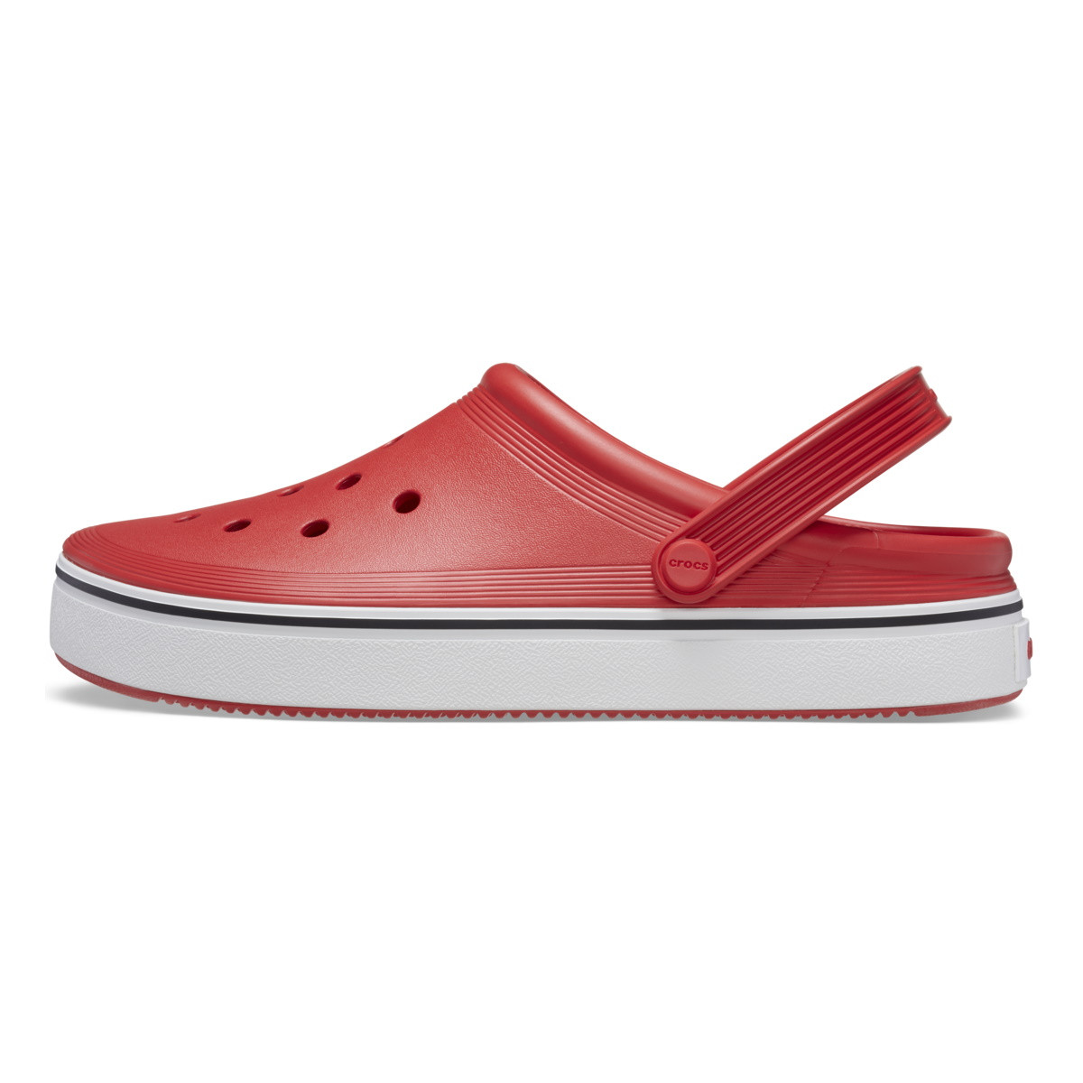 Saboți Crocs Crocband Off Court Clog Rosu - Flame - poza 3