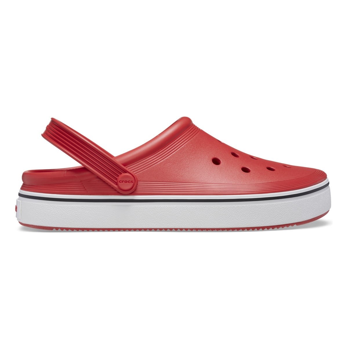 Saboți Crocs Crocband Off Court Clog Rosu - Flame - poza 1