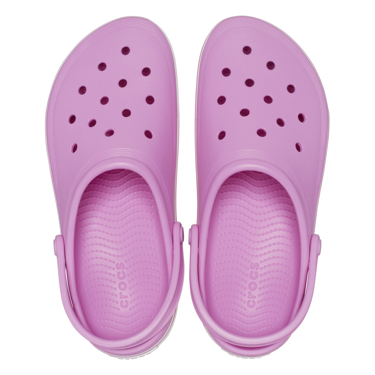 Saboți Crocs Crocband Off Court Clog Roz - Taffy Pink - poza 5