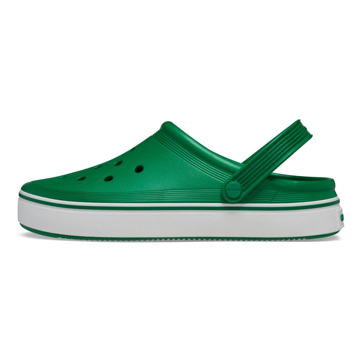 Saboți Crocs Crocband Off Court Clog Verde - Green Ivy - poza 3