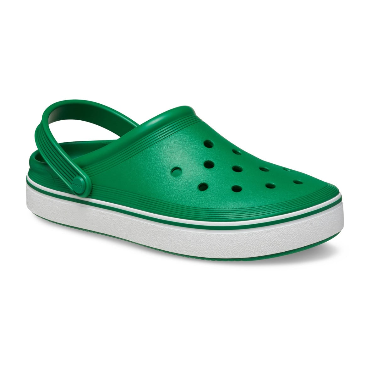 Saboți Crocs Crocband Off Court Clog Verde - Green Ivy - poza 2