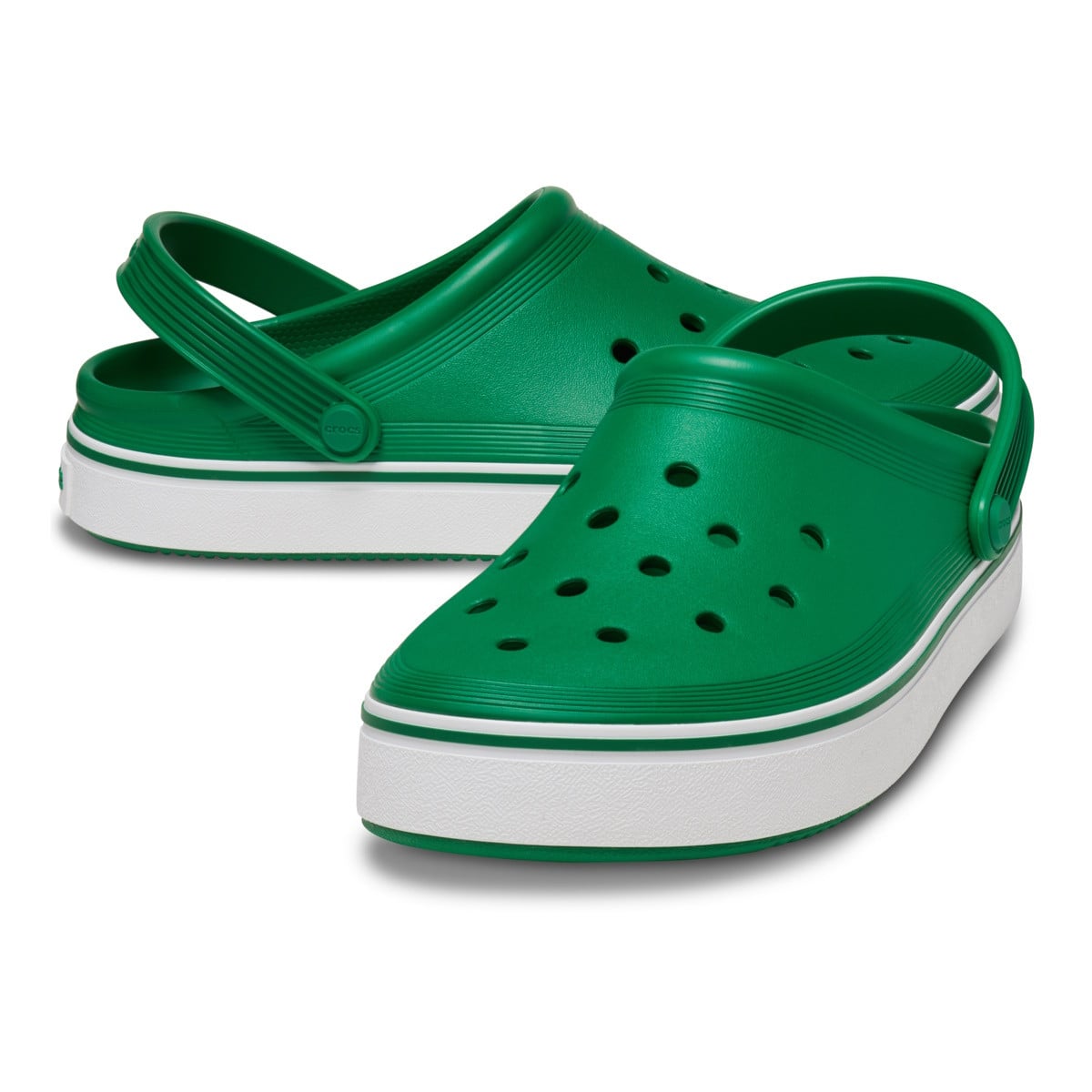 Saboți Crocs Crocband Off Court Clog Verde - Green Ivy - poza 4