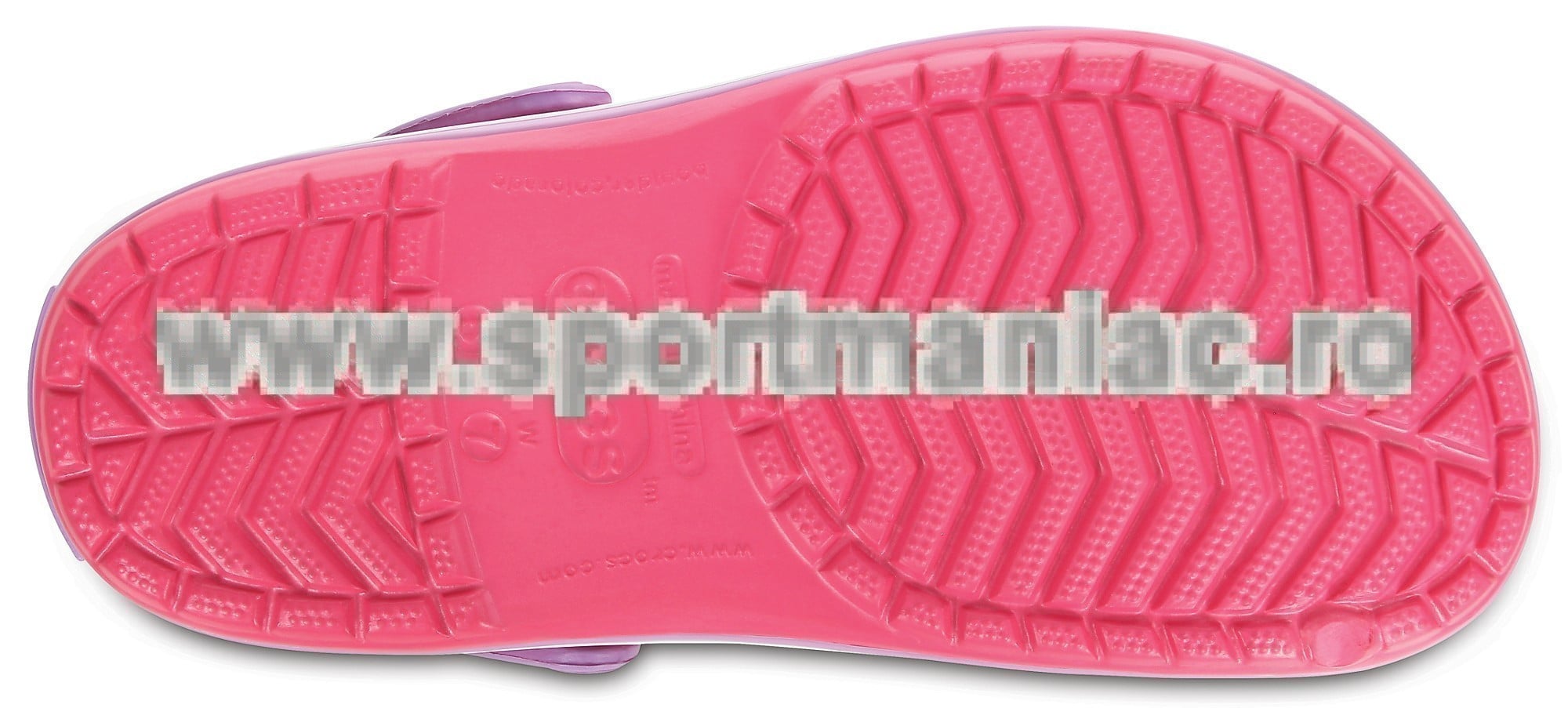 Saboti Crocs Crocband Roz - Paradise Pink/Iris - poza 4