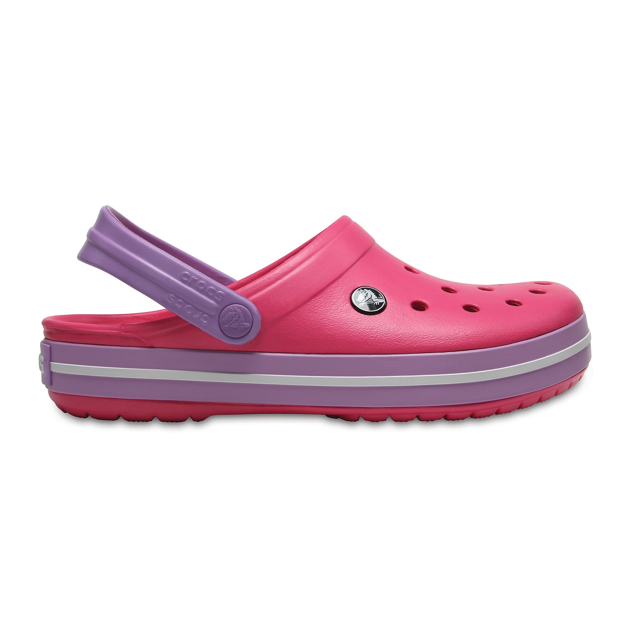 Saboti Crocs Crocband Roz - Paradise Pink/Iris - poza 1