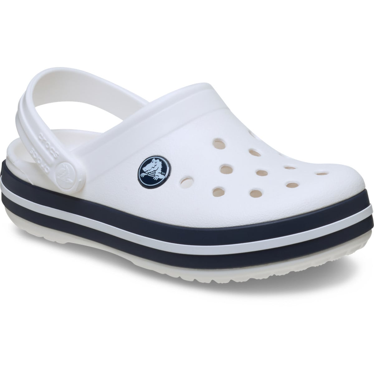 Saboți Crocs Crocband Toddlers New Clog Alb - White/Navy - poza 2