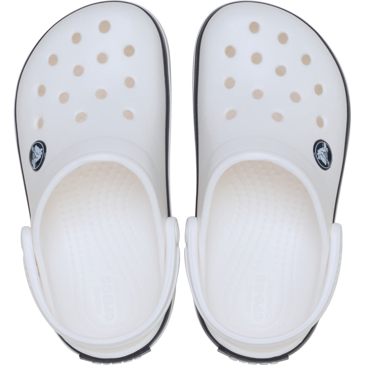 Saboți Crocs Crocband Toddlers New Clog Alb - White/Navy - poza 5