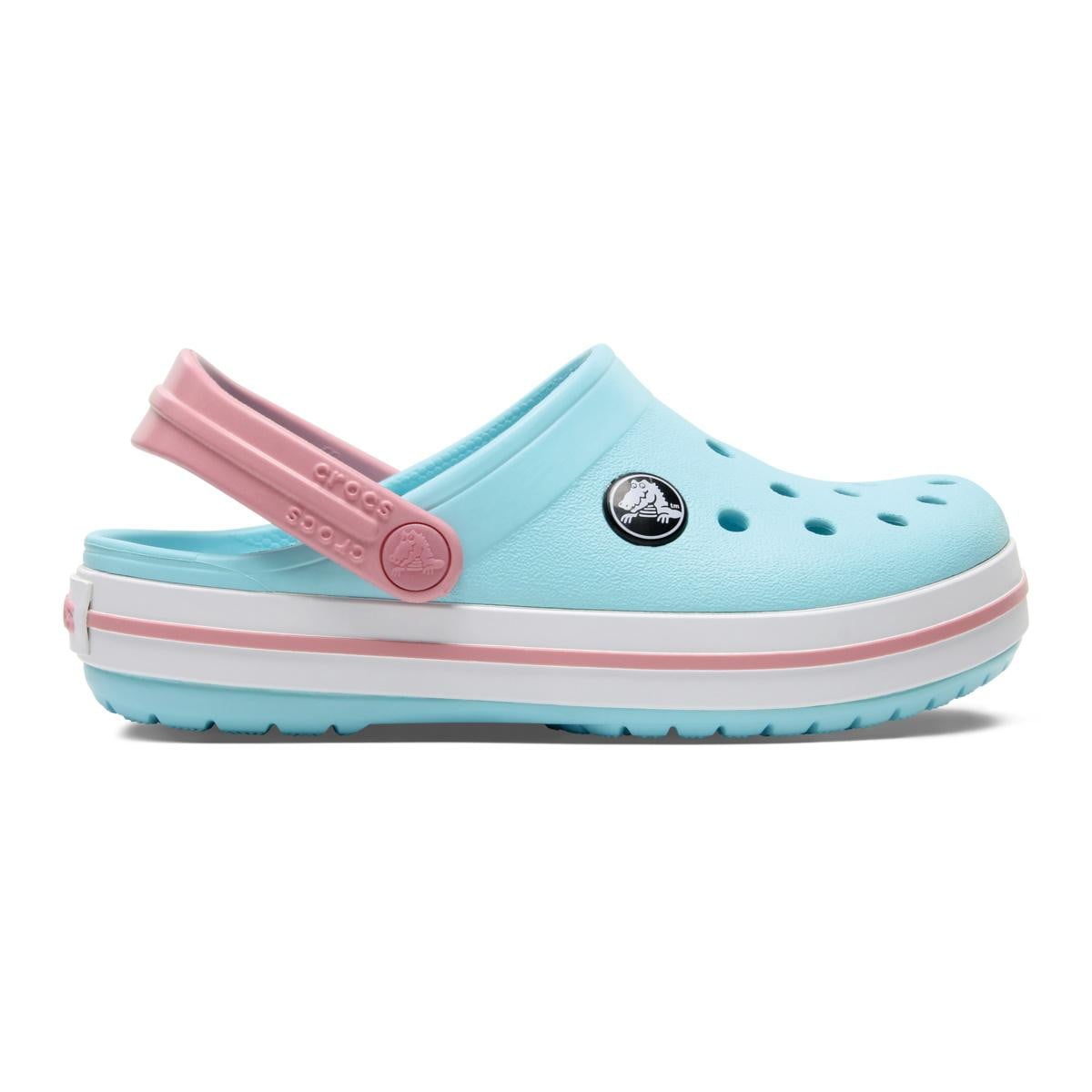 Saboți Crocs Crocband Toddlers New Clog Albastru - Ice Blue/White - poza 1