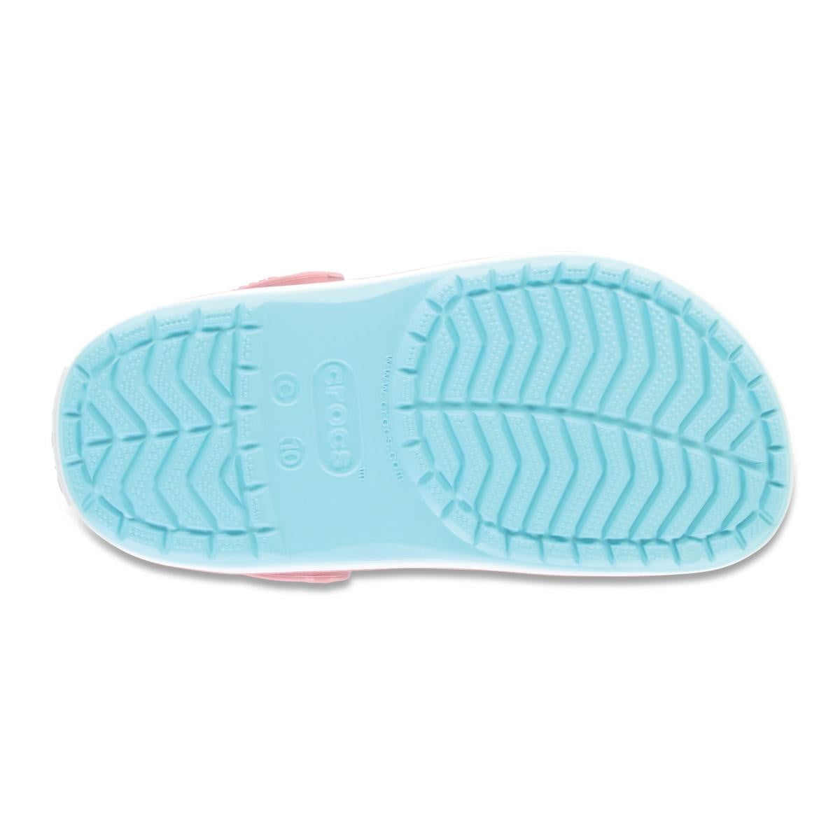 Saboți Crocs Crocband Toddlers New Clog Albastru - Ice Blue/White - poza 4