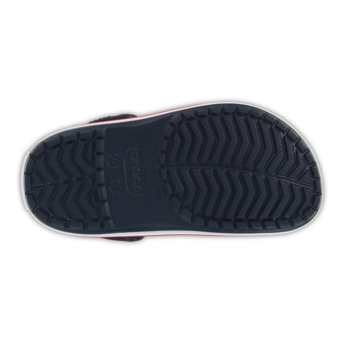 Saboți Crocs Crocband Toddlers New Clog Bleumarin - Navy/Red - poza 4