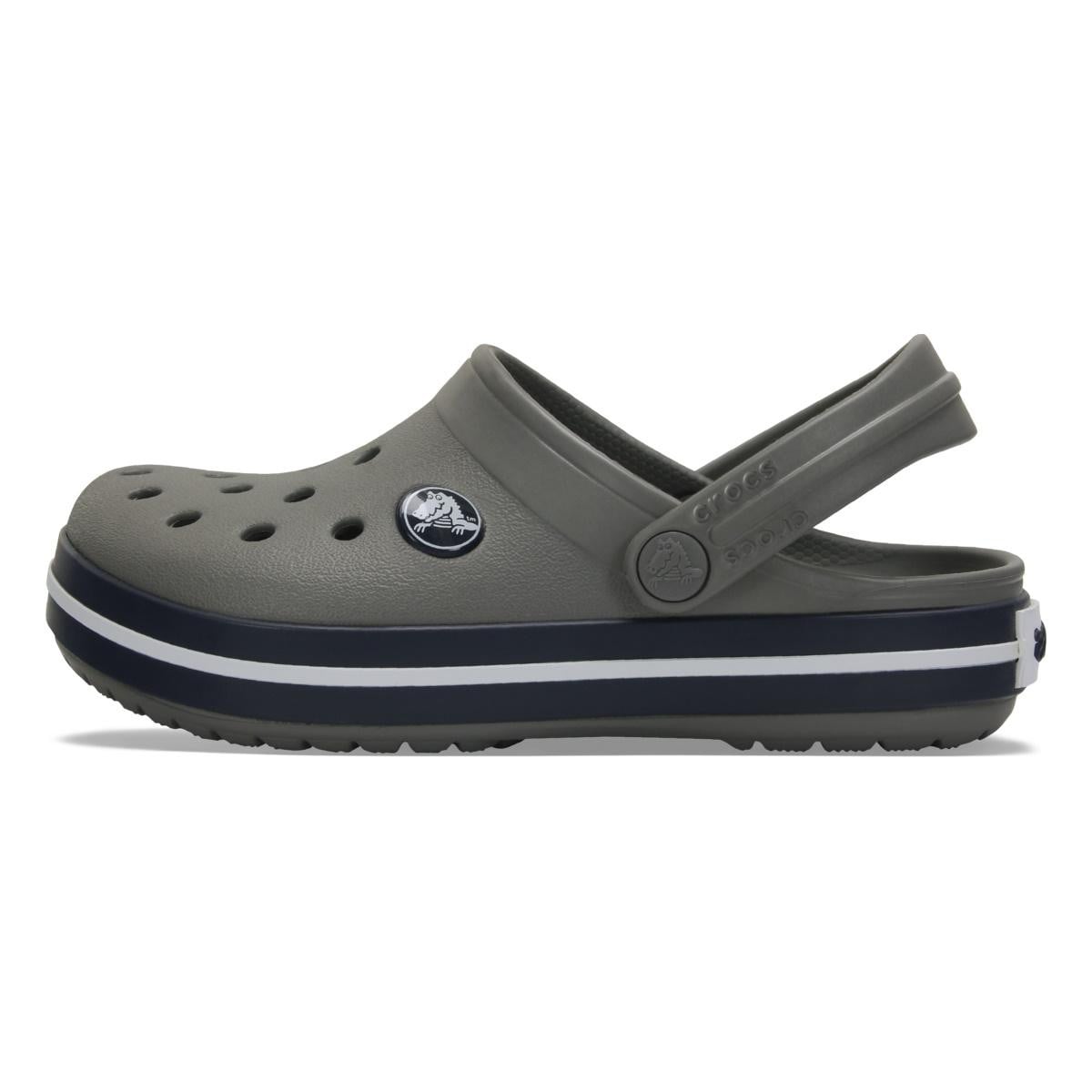 Saboți Crocs Crocband Toddlers New Clog Gri - Smoke/Navy - poza 3