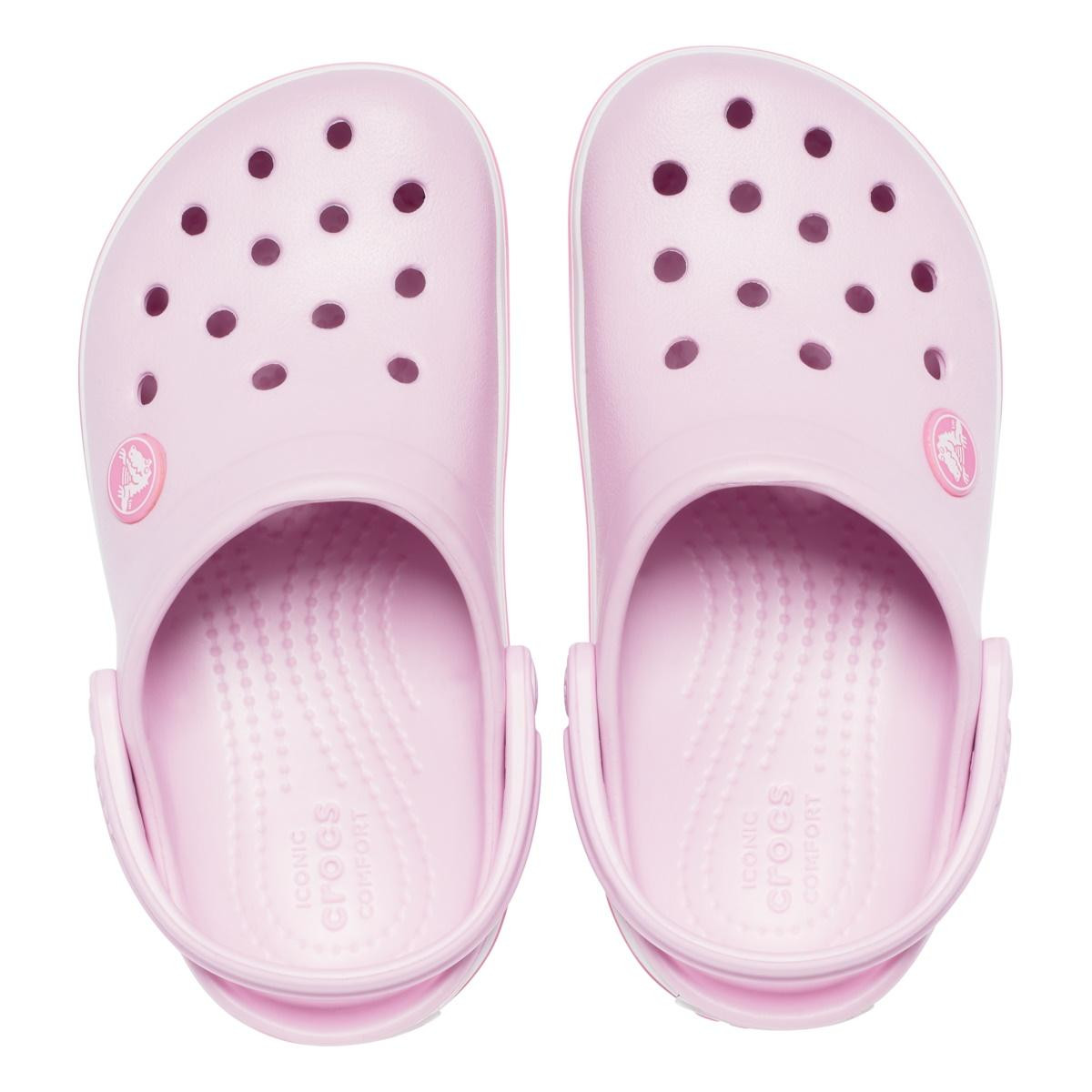 Saboți Crocs Crocband Toddlers New Clog Roz - Ballerina Pink - poza 5