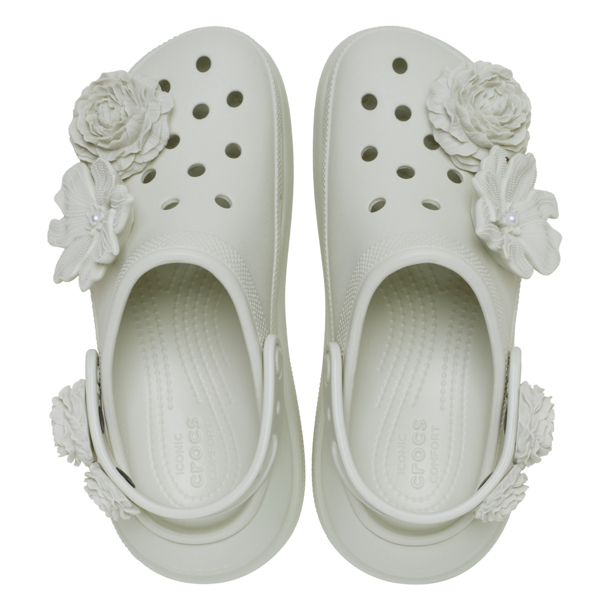 Saboți Crocs Crush Bouquet Clog Bej - Linen - poza 5
