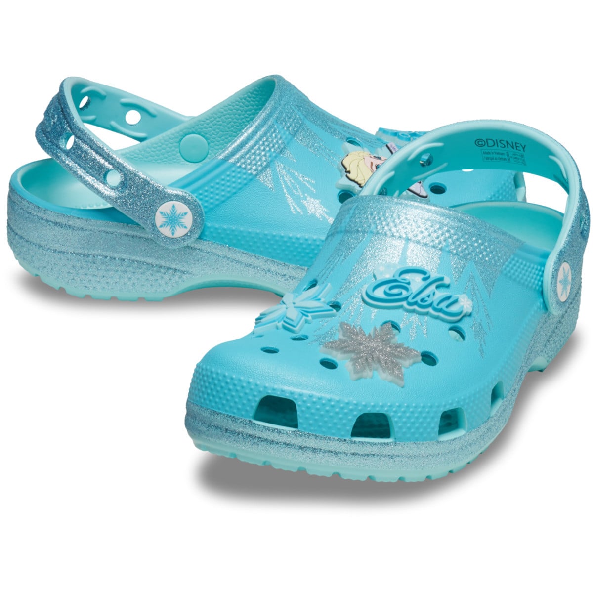 Saboti Crocs Disney Frozen Elsa Classic Clog Kids Multicolor - Multi - poza 2