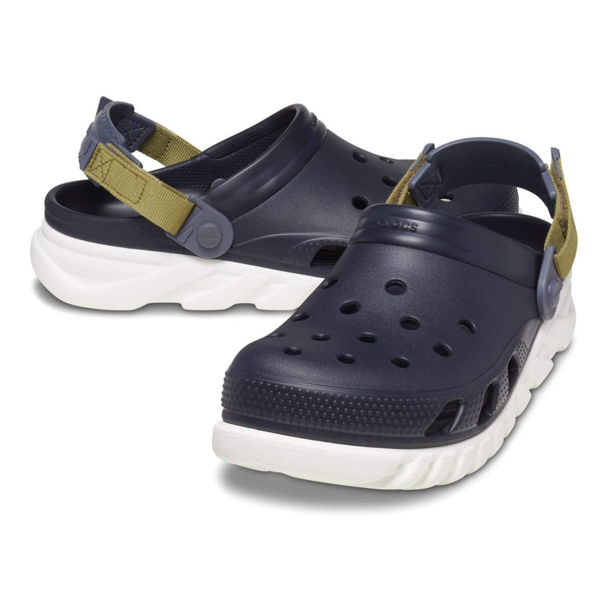 Saboti Crocs Duet Max II Clog Albastru - Deep Navy - poza 4