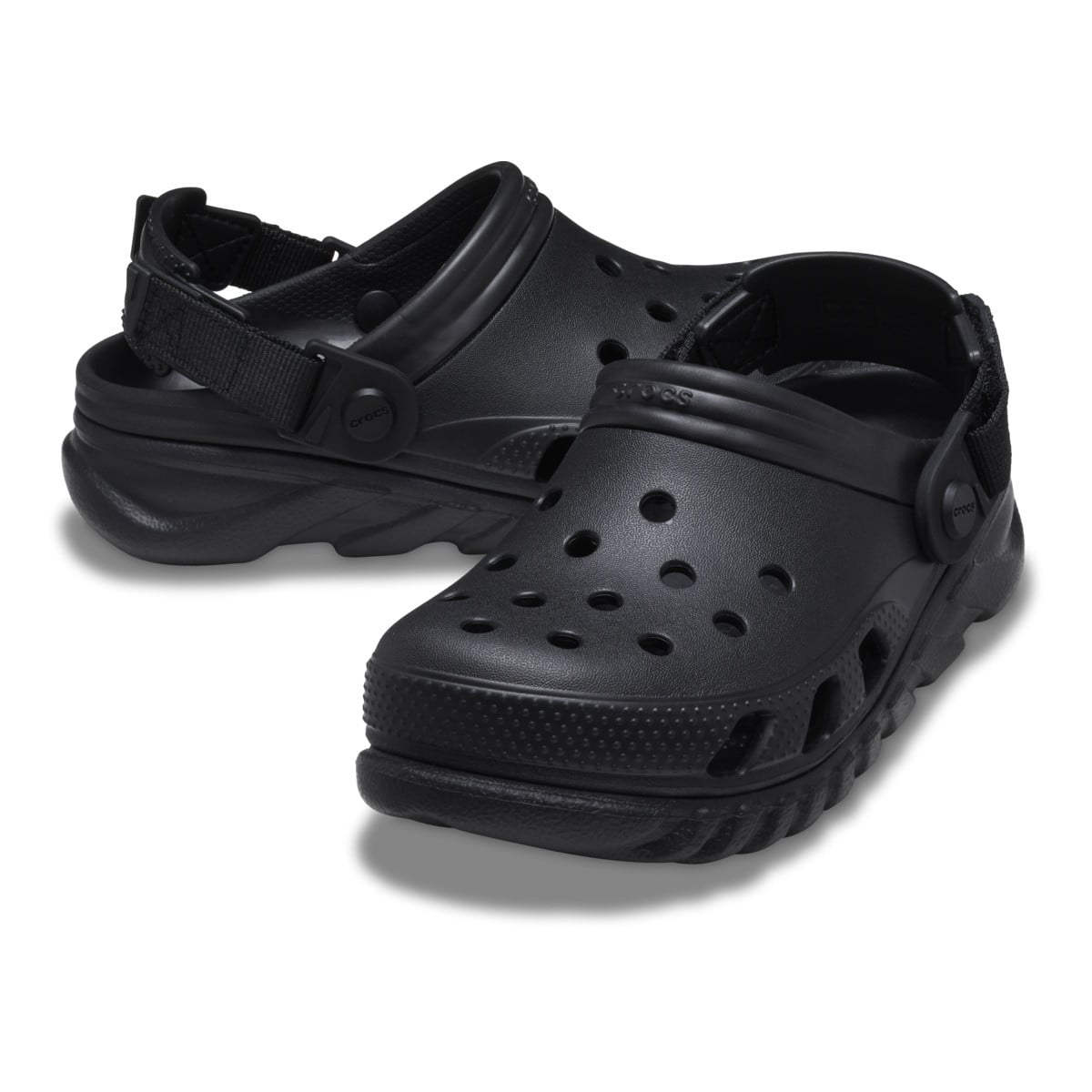 Saboti Crocs Duet Max II Clog Negru - Black - poza 4