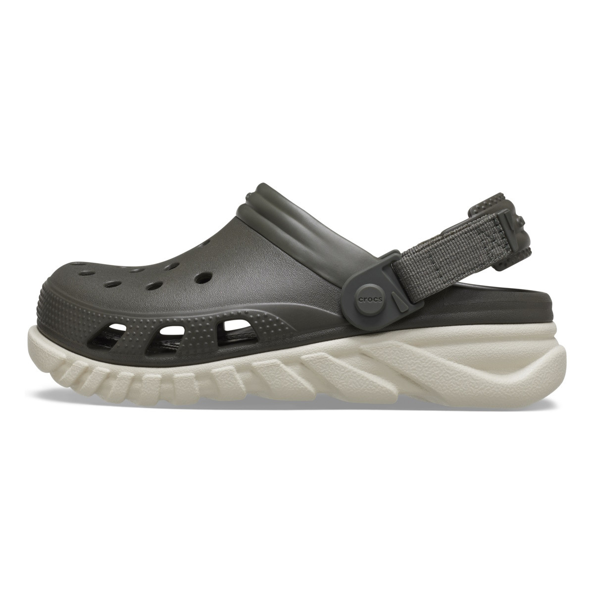 Saboti Crocs Duet Max II Clog Verde - Dusty Olive/Stucco - poza 2