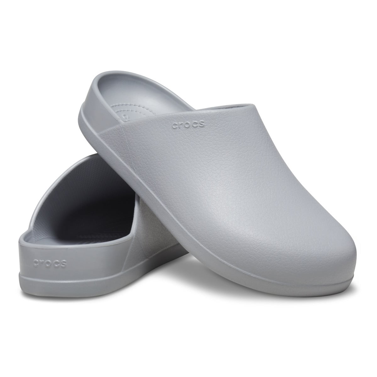 Saboti Crocs Dylan Clog Gri - Light Grey - poza 4