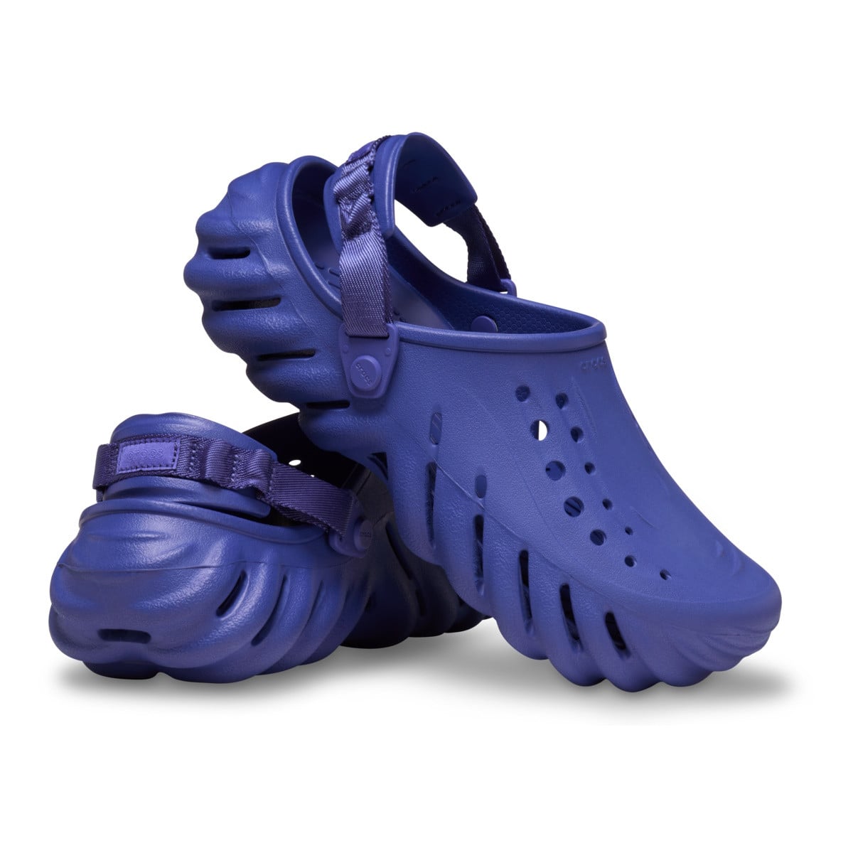 Saboti Crocs Echo Clog Albastru - Sapphire - poza 4
