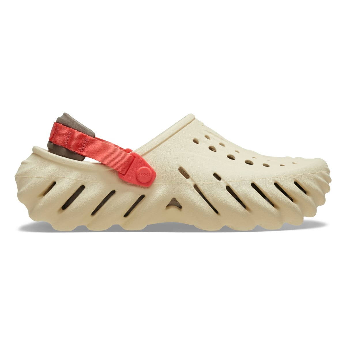Saboti Crocs Echo Clog Bej - Vanilla - poza 1