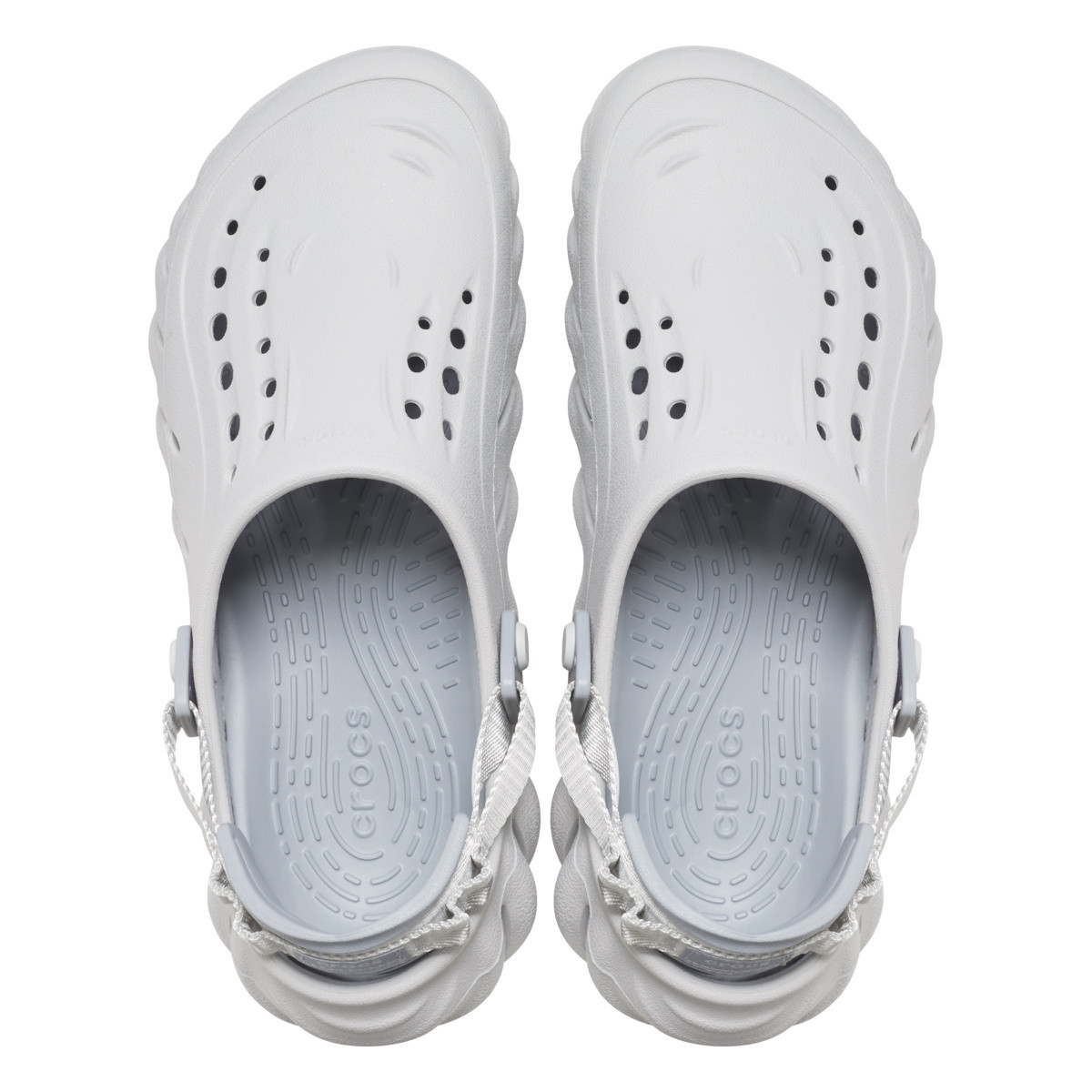Saboti Crocs Echo Clog Gri - Atmosphere - poza 5