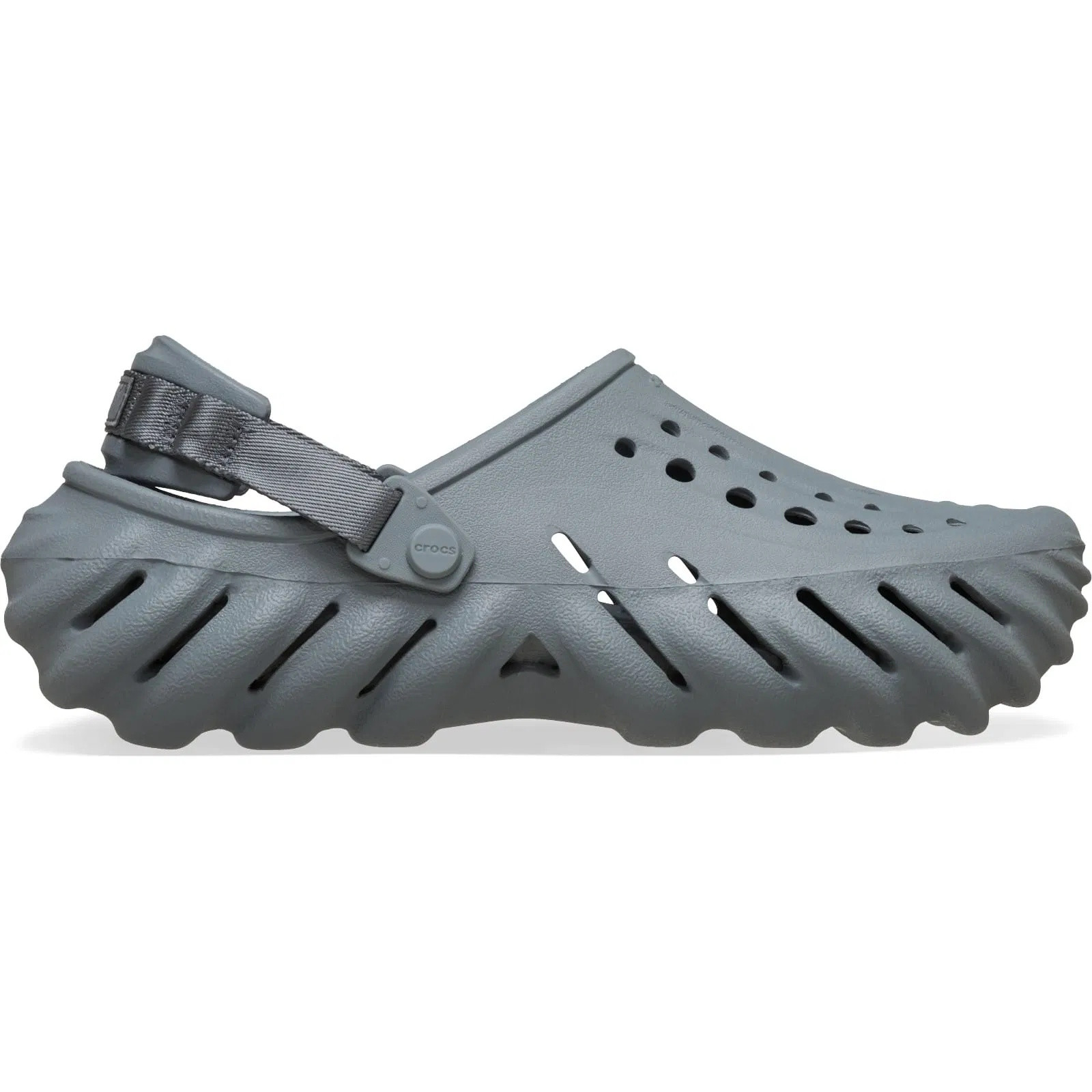 Saboti Crocs Echo Clog Gri - Concrete - poza 1