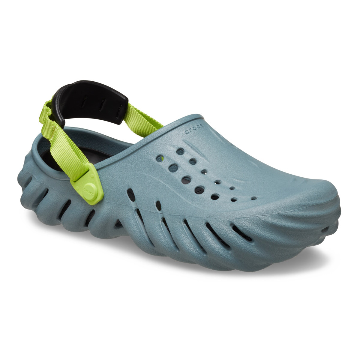 Saboti Crocs Echo Clog Gri - Pond - poza 2