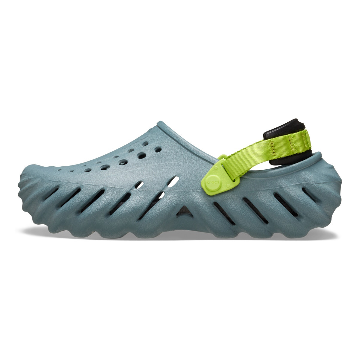 Saboti Crocs Echo Clog Gri - Pond - poza 3