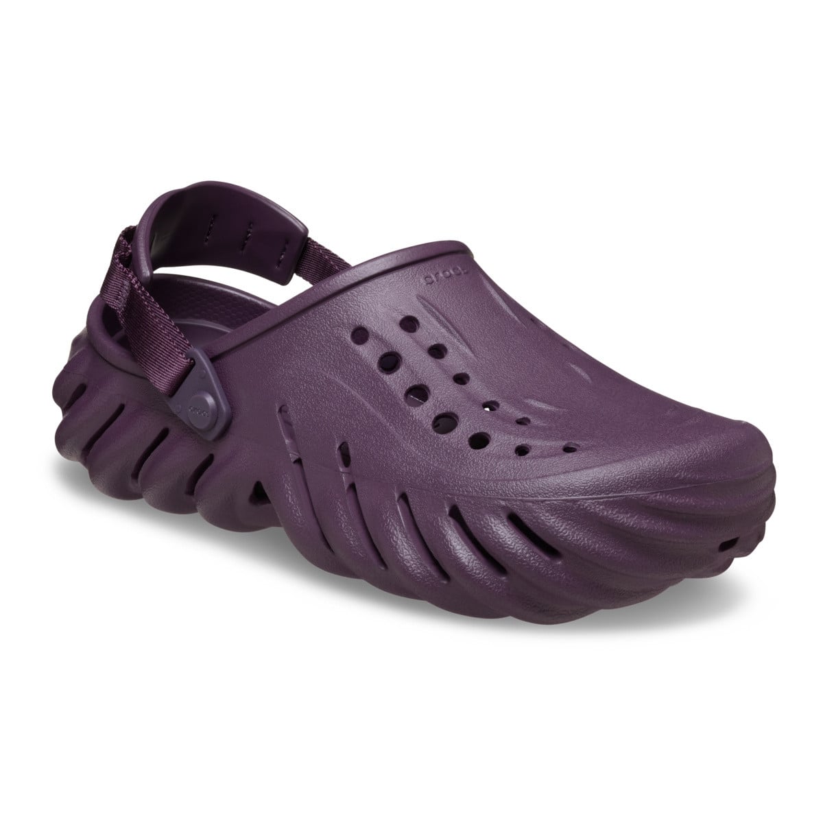 Saboti Crocs Echo Clog Mov - Plush Plum - poza 2