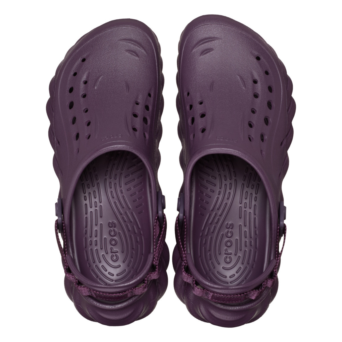 Saboti Crocs Echo Clog Mov - Plush Plum - poza 4