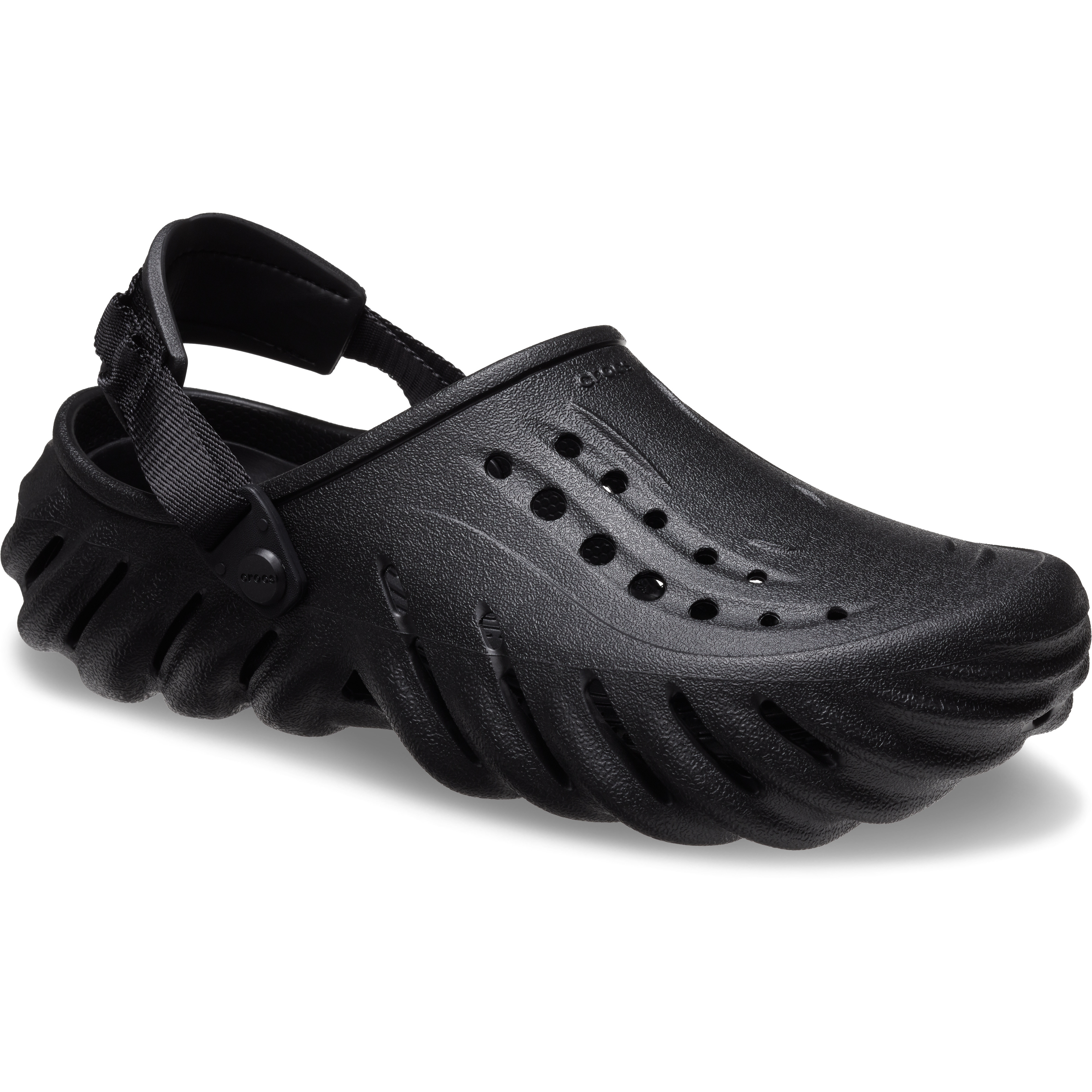 Saboti Crocs Echo Clog Negru - Black - poza 2