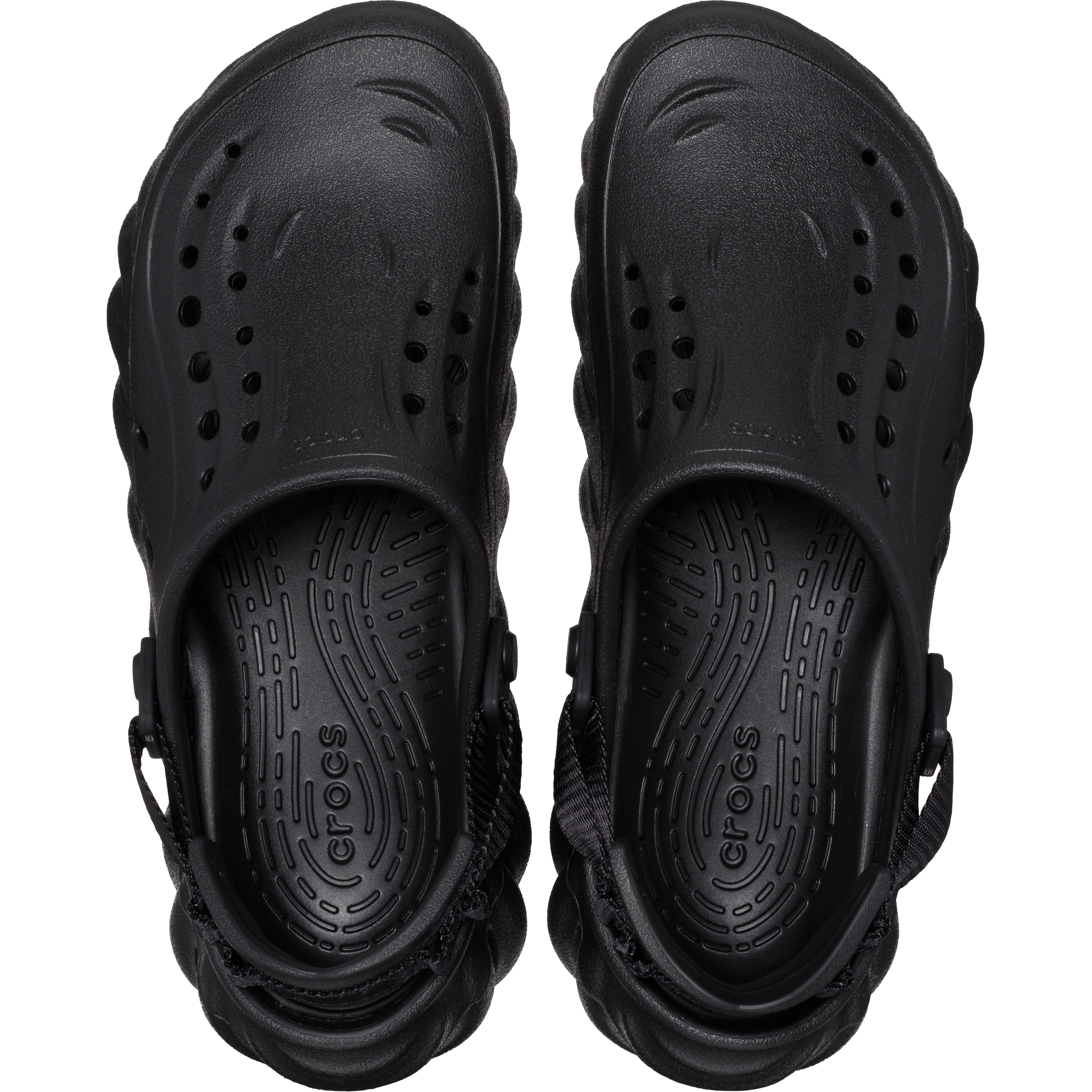 Saboti Crocs Echo Clog Negru - Black - poza 4