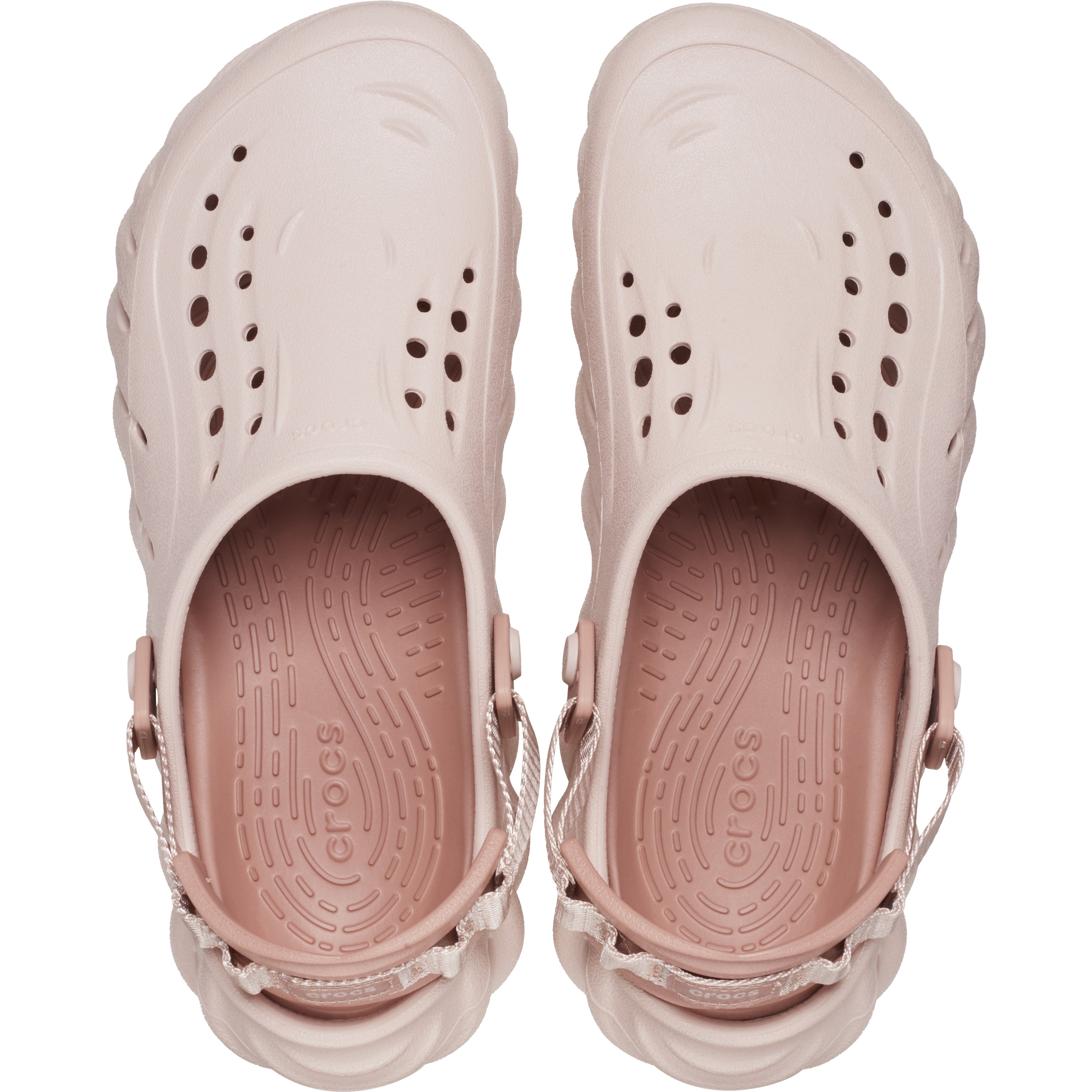 Saboti Crocs Echo Clog Roz - Pink Clay - poza 3