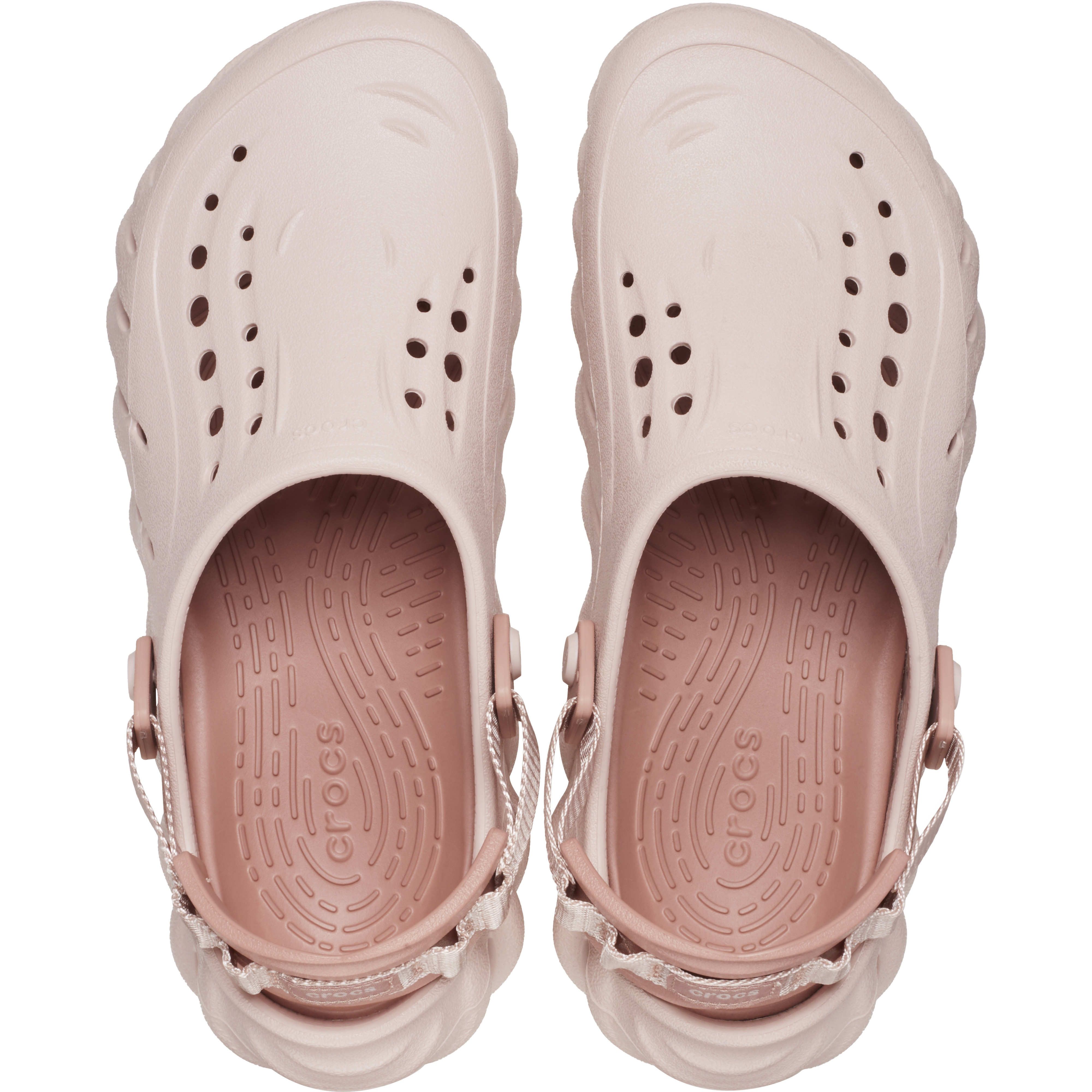 Saboti Crocs Echo Clog Roz - Pink Clay - poza 3