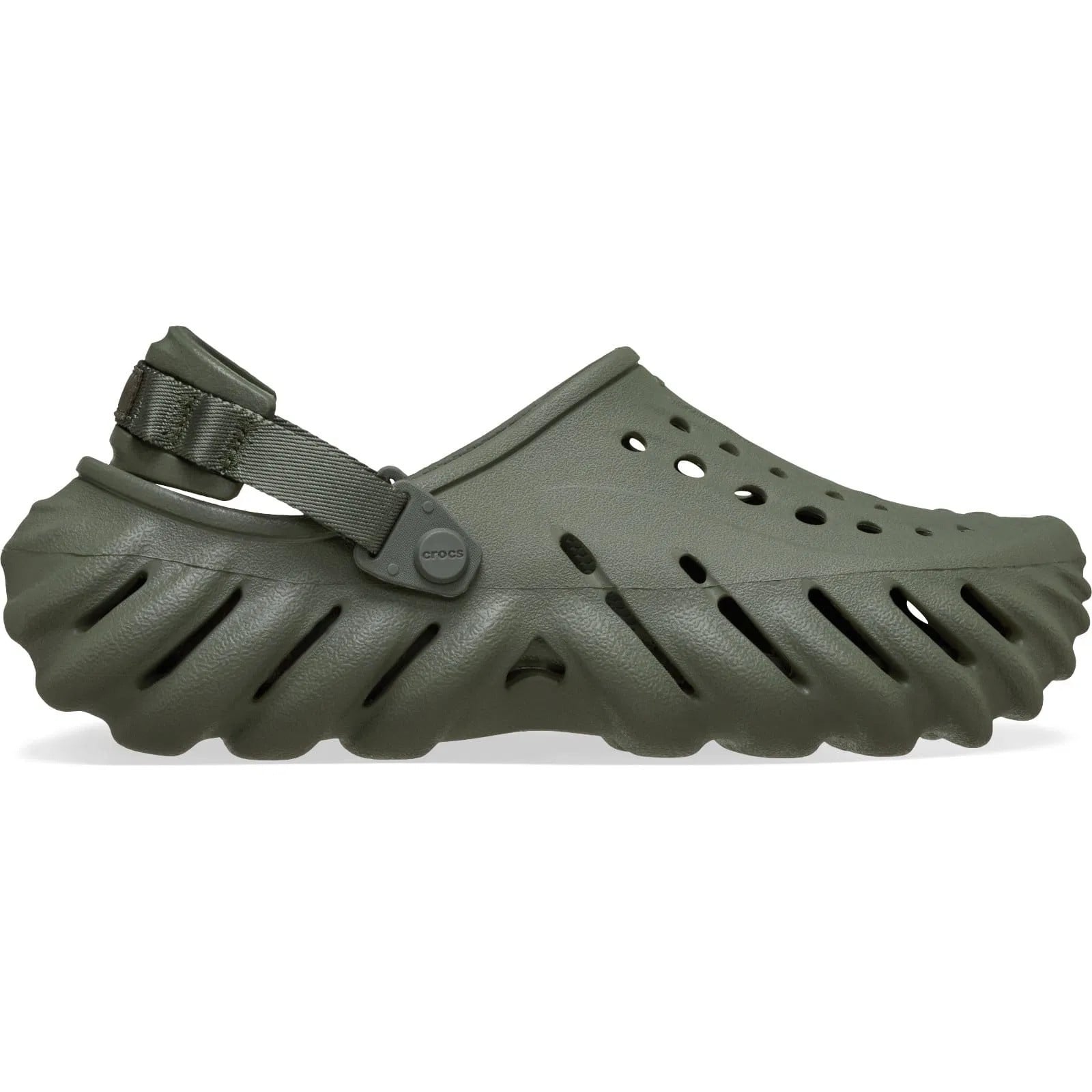 Saboti Crocs Echo Clog Verde - Dusty Olive - poza 1