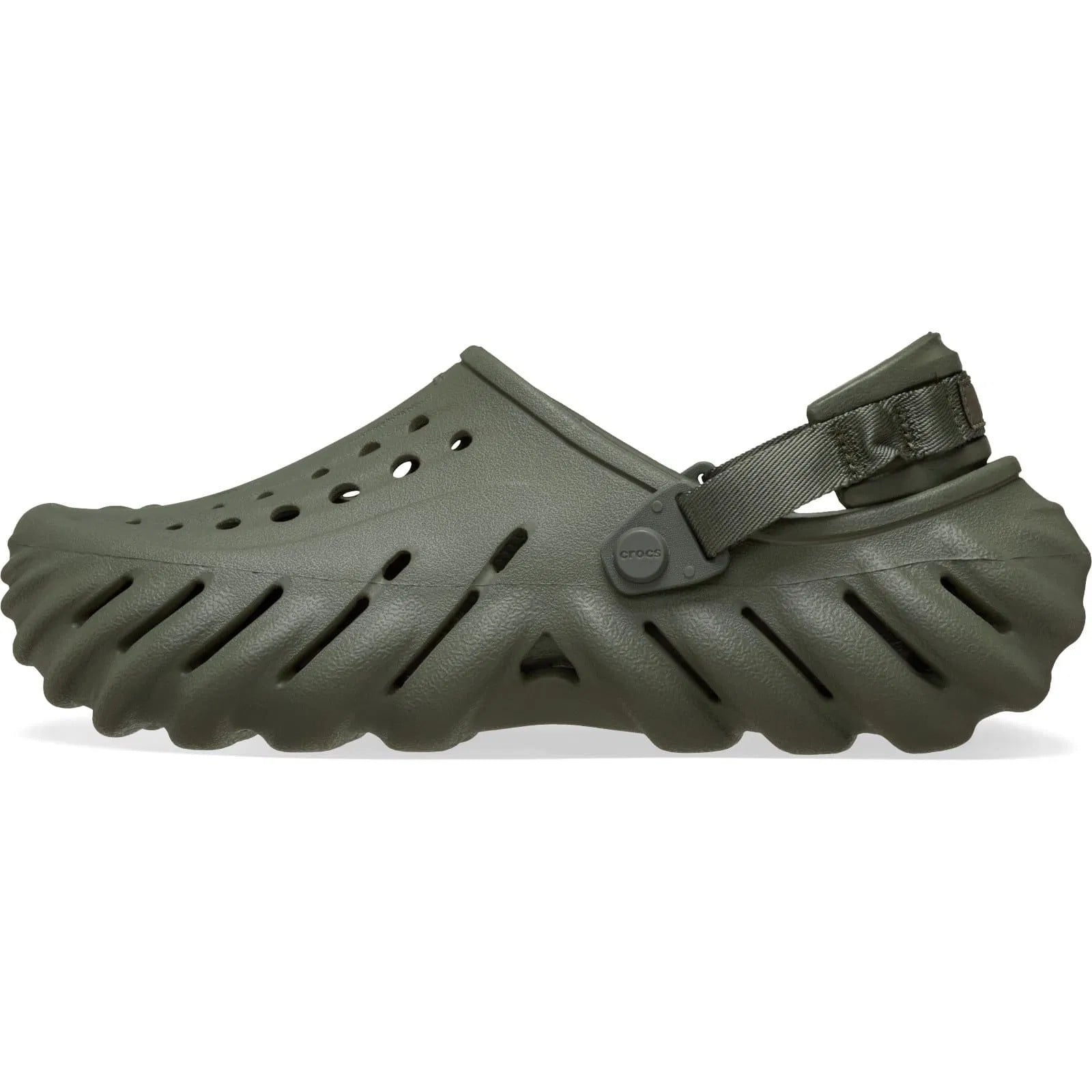 Saboti Crocs Echo Clog Verde - Dusty Olive - poza 2