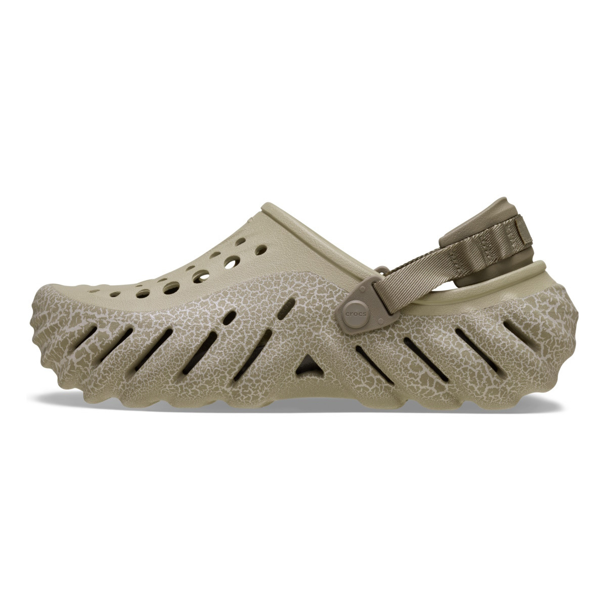 Saboti Crocs Echo Crackle Clog Bej - Moth - poza 3
