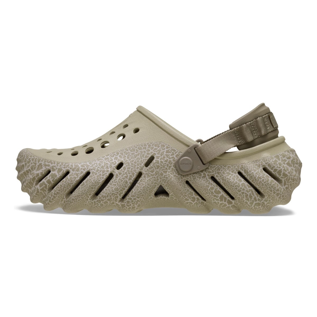 Saboti Crocs Echo Crackle Clog Bej - Moth - poza 3
