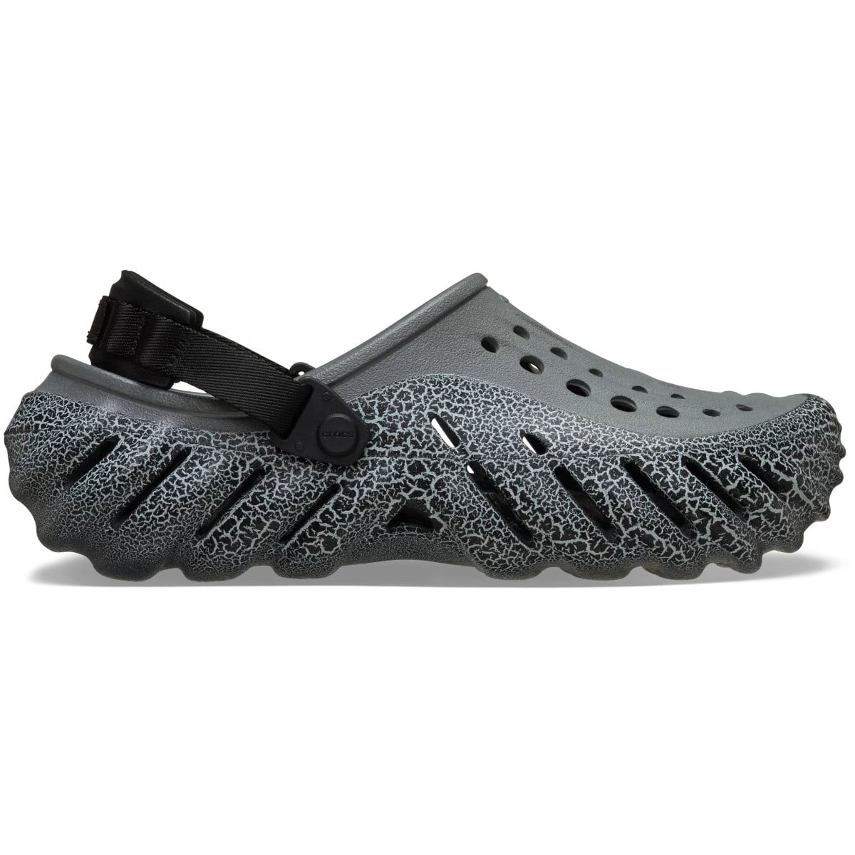 Saboti Crocs Echo Crackle Clog Gri - Slate Grey - poza 1